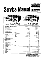 Technics - SA-5250-SA-5550 - Service manual 